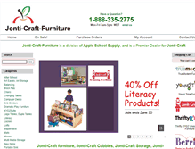 Tablet Screenshot of jonti-craft-furniture.com